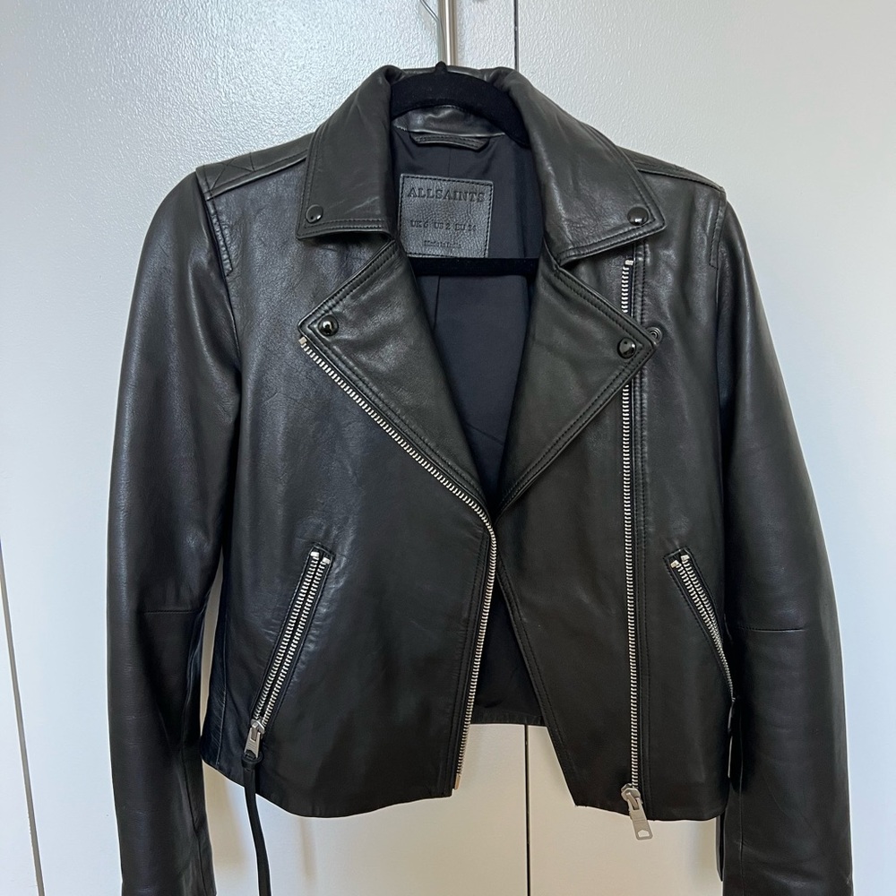 AllSaints Dalby Leather Biker Jacket
